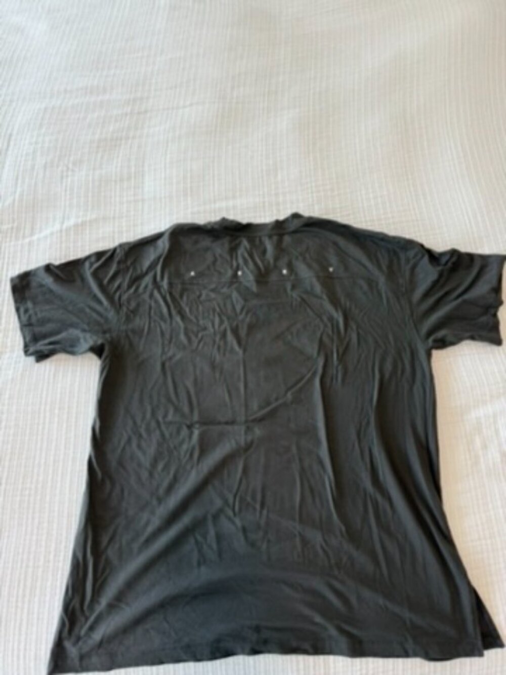 ASRV Supima Oversized Graphic Tee Raven Charcoal Men's M DSG-0824